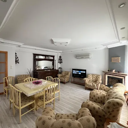 Five Bedroom Living, Triplex With Big Private Garden, Fifty Meters To Sea In Urla, Sleeps Twelve, Three Baths