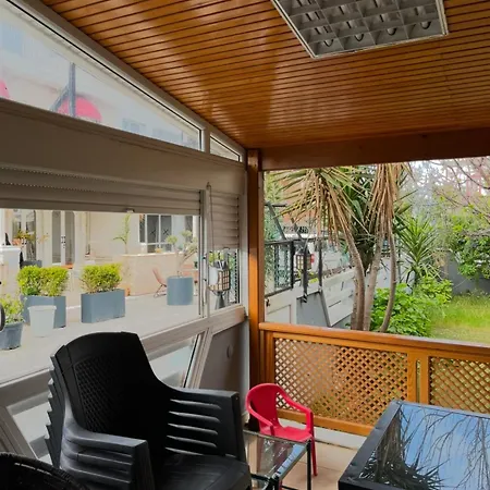 Five Bedroom Living, Triplex With Big Private Garden, Fifty Meters To Sea In Urla, Sleeps Twelve, Three Baths *