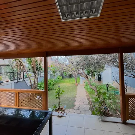 Five Bedroom Living, Triplex With Big Private Garden, Fifty Meters To Sea In Urla, Sleeps Twelve, Three Baths * Urla