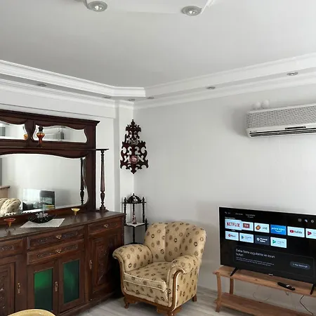 Five Bedroom Living, Triplex With Big Private Garden, Fifty Meters To Sea In Urla, Sleeps Twelve, Three Baths * Urla