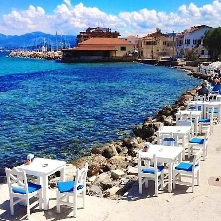 Villa Five Bedroom Living, Triplex With Big Private Garden, Fifty Meters To Sea In Urla, Sleeps Twelve, Three Baths Urla