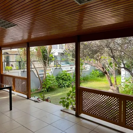 Villa Five Bedroom Living, Triplex With Big Private Garden, Fifty Meters To Sea In Urla, Sleeps Twelve, Three Baths