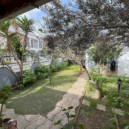 Five Bedroom Living, Triplex With Big Private Garden, Fifty Meters To Sea In Urla, Sleeps Twelve, Three Baths Villa *