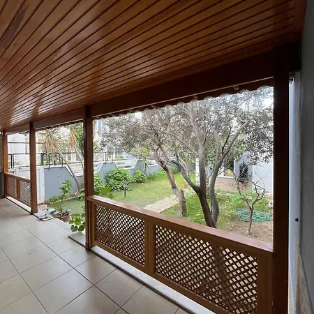 Five Bedroom Living, Triplex With Big Private Garden, Fifty Meters To Sea In Urla, Sleeps Twelve, Three Baths Villa Urla