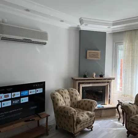 Villa Five Bedroom Living, Triplex With Big Private Garden, Fifty Meters To Sea In Urla, Sleeps Twelve, Three Baths