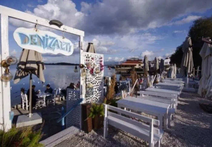 Five Bedroom Living, Triplex With Big Private Garden, Fifty Meters To Sea In Urla, Sleeps Twelve, Three Baths *