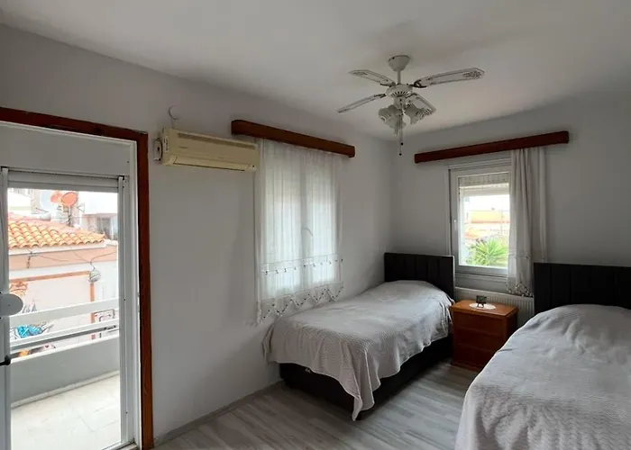 Five Bedroom Living, Triplex With Big Private Garden, Fifty Meters To Sea In Urla, Sleeps Twelve, Three Baths *