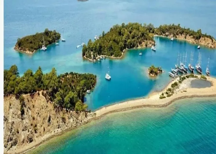 Five Bedroom Living, Triplex With Big Private Garden, Fifty Meters To Sea In Urla, Sleeps Twelve, Three Baths Vilă